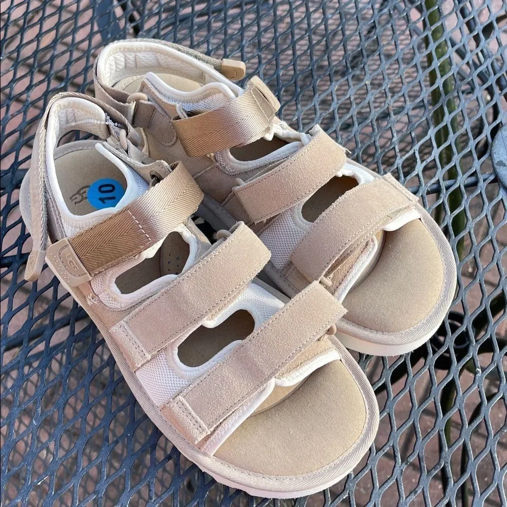 UGG Goldencoast Multis-trap Sandal 'Sand' Tan Sandals Mens 10 1153095